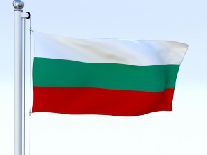 animated bulgaria flag 3D Модель