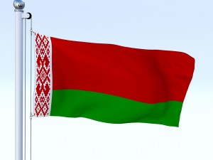 animated belarus flag 3D मॉडल