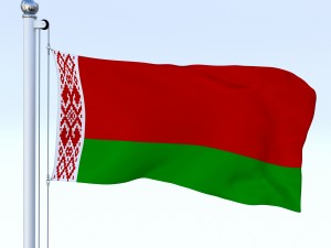 animated belarus flag 3D मॉडल