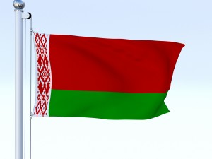 animated belarus flag 3D मॉडल