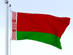 animated belarus flag 3D मॉडल