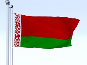 animated belarus flag 3D मॉडल