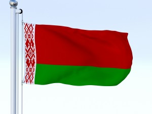 animated belarus flag 3D मॉडल