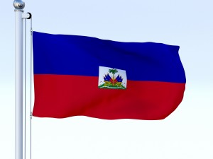 animated haiti flag 3D 模型