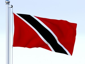 animated trinidad and tobago flag Modelo 3D