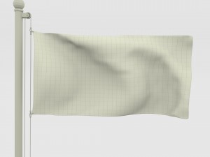 animated kyrgyzstan flag 3D Модель