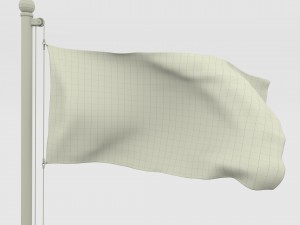 animated kyrgyzstan flag 3D Модель