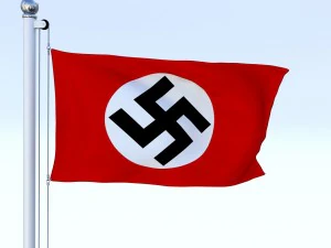 bandera animada de la alemania nazi Modelo 3D
