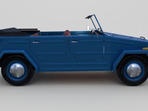 vw 181 thing with interior 3D 模型