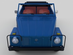 vw 181 thing with interior 3D 模型