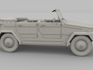 vw 181 thing with interior 3D 模型