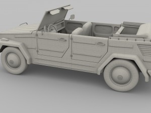 vw 181 thing with interior 3D 模型