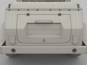 vw 181 thing with interior 3D 模型