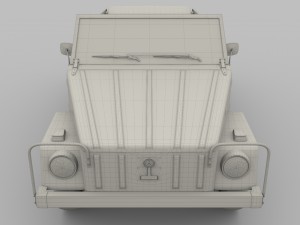 vw 181 thing with interior 3D 模型