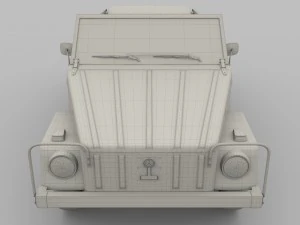 vw 181 thing with interior 3D Model