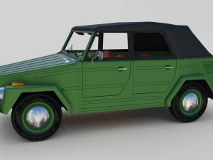 vw type 181 with interior top up 3D Model