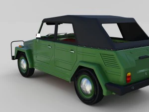 vw type 181 with interior top up 3D Model