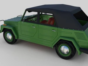 vw type 181 with interior top up 3D Model