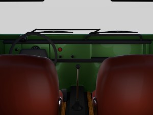 vw type 181 with interior top up 3Dモデル