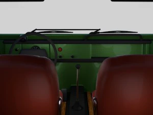vw type 181 with interior top up 3D Model