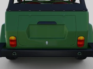 vw type 181 with interior top up 3D Model