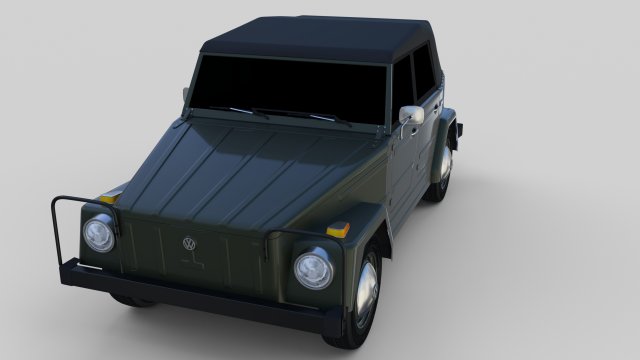 vw type 181 3Dモデル .c4d .max .obj .3ds .fbx .stl .blend 