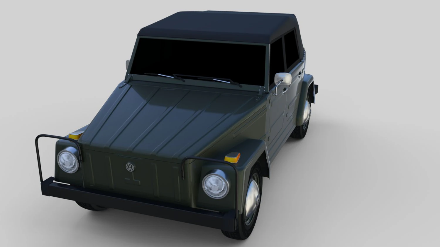 vw type 181 3D Model .c4d .max .obj .3ds .fbx .stl .blend 