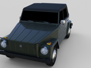 vw type 181 3D 모델