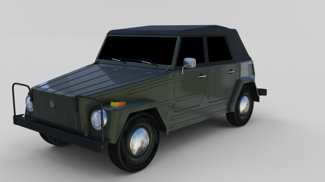 vw type 181 3D Model in Old Cars 3DExport