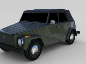 vw type 181 3Dモデル