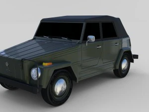 vw type 181 3D Model