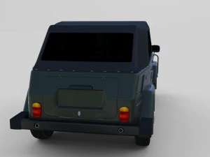 vw type 181 3D Model