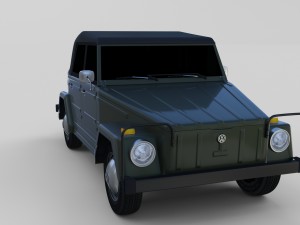vw type 181 3Dモデル