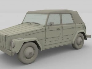 vw type 181 3D Model