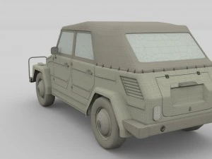 vw type 181 3D Model