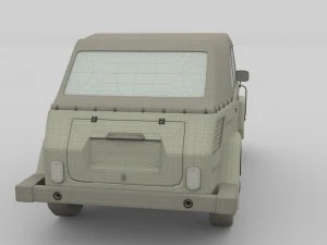 vw type 181 3D Model