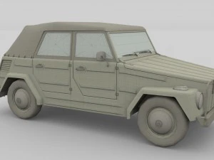 vw type 181 3D Model