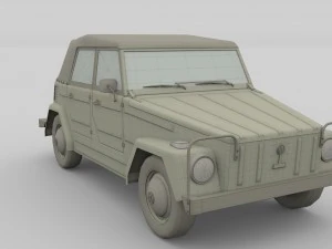 vw type 181 3D Model