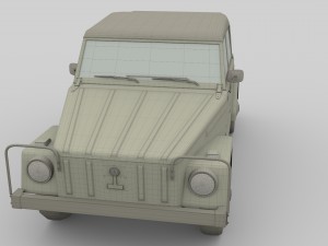 vw type 181 3Dモデル