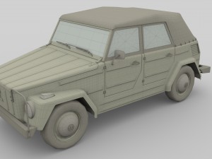 vw type 181 3Dモデル