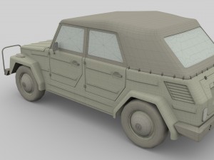 vw type 181 3Dモデル
