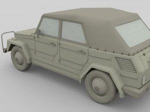vw type 181 3D Model