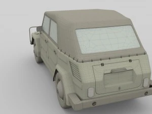 vw type 181 3D Model