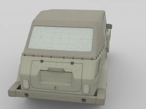 vw type 181 3D Model
