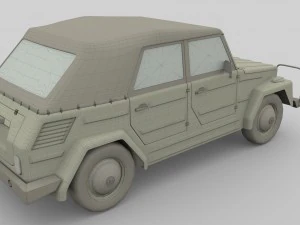 vw type 181 3D Model