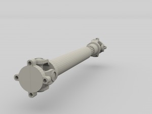 drive shaft 3D 模型