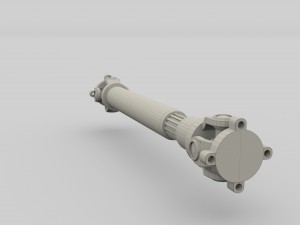 drive shaft 3D 模型