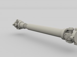 animated drive shaft 3D Модель