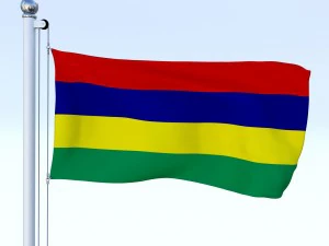 todo o pacote de bandeira africana Modelo 3D