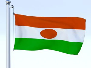 todo o pacote de bandeira africana Modelo 3D